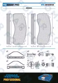 FOMAR FRICTION FO 925481